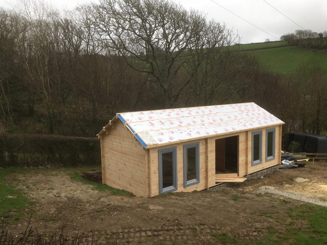 Bespoke Insulated Garden Building Cornwall South West Log Cabins