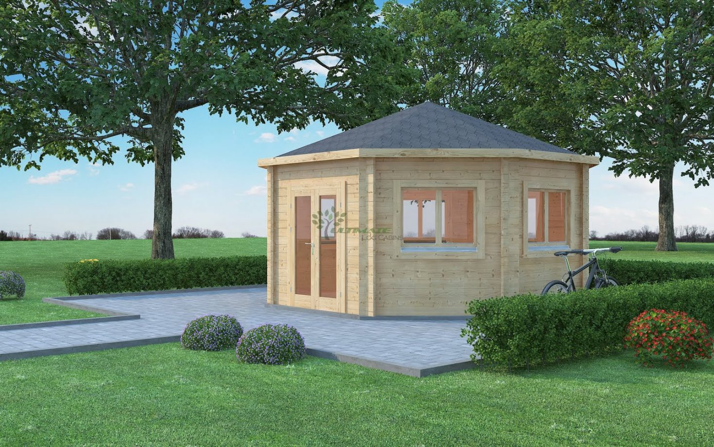 Devon Summer House 5m x 5m - South West Log Cabins