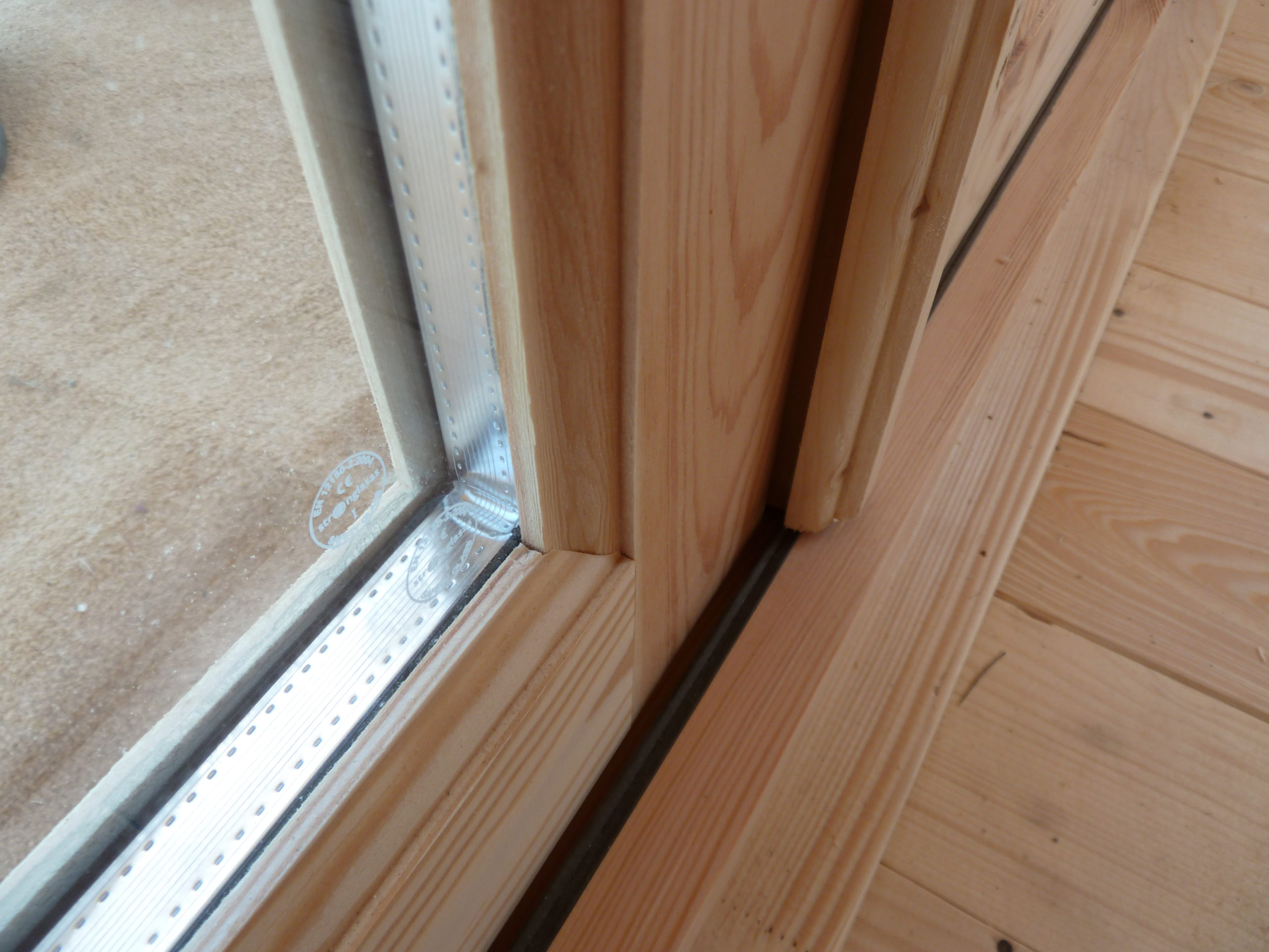 Log cabin windows and doors double glazed as standard South West