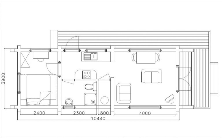 Mobile Home 01 - One bedroom